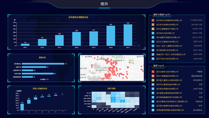 2018年7月東湖高新區創新創業大數據全景展示